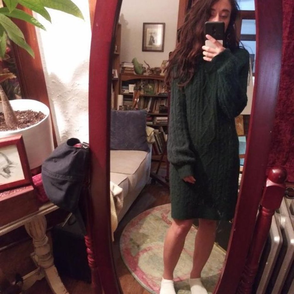 ABERCROMBIE & FITCH | MOCK NECK SWEATER DRESS
